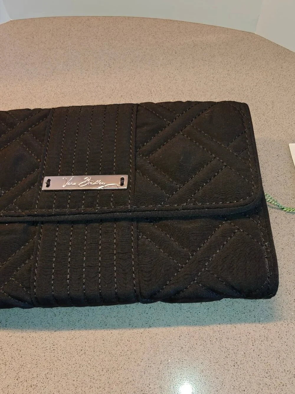 Vera Bradley Ultimate Wallet Black Quilted